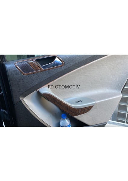 FD Otomotiv Volkswagen Passat B6 Koyu Meşe + Parlak Siyah Full Özel Set Torpido Konsol Maun Kaplama modelleri