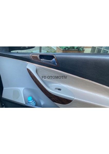 FD Otomotiv Volkswagen Passat B6 Koyu Meşe + Parlak Siyah Full Özel Set Torpido Konsol Maun Kaplama fırsatları