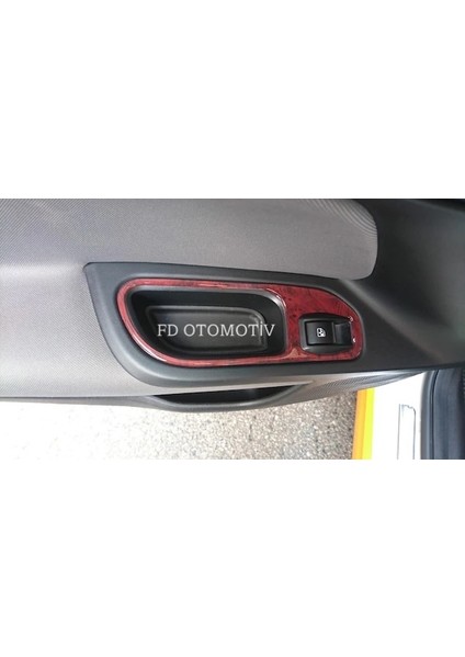 FD Otomotiv Fıat Egea ( Maun Ahşap Renk Set ) Torpido Maun Kaplama