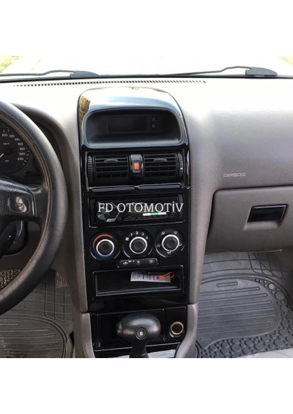 FD Otomotiv Opel Astra G Parlak Siyah ( Full Set ) Konsol Kaplama modelleri
