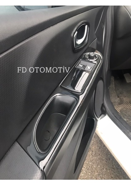 FD Otomotiv Renault Clio 4 / Parlak Siyah Piano Black Full Set / Torpido Konsol Kaplama fırsatları