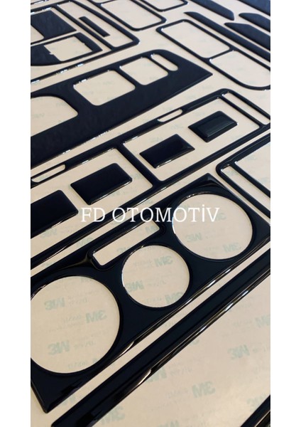 FD Otomotiv Volkswagen Passat B5 / B5.5 Parlak Siyah Full Set Torpido Konsol Kaplaman indirimleri