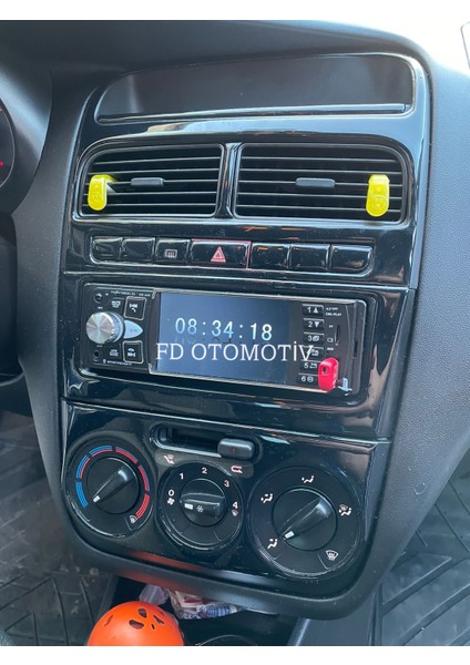 FD Otomotiv Fıat Linea Parlak Siyah Full Set Konsol Torpido Kaplama Piano Black