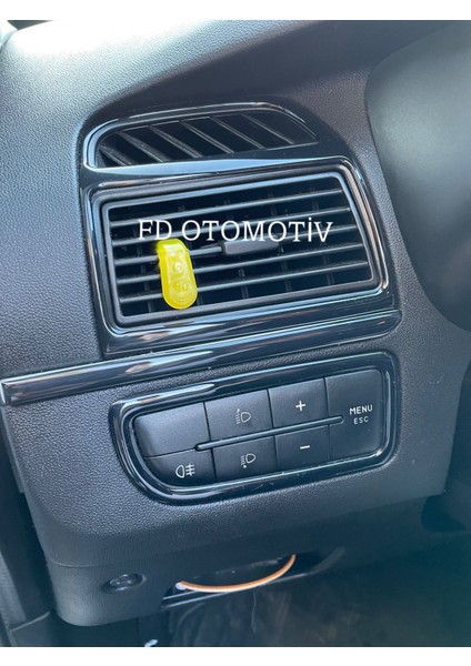 FD Otomotiv Fıat Linea Parlak Siyah Full Set Konsol Torpido Kaplama Piano Black modelleri