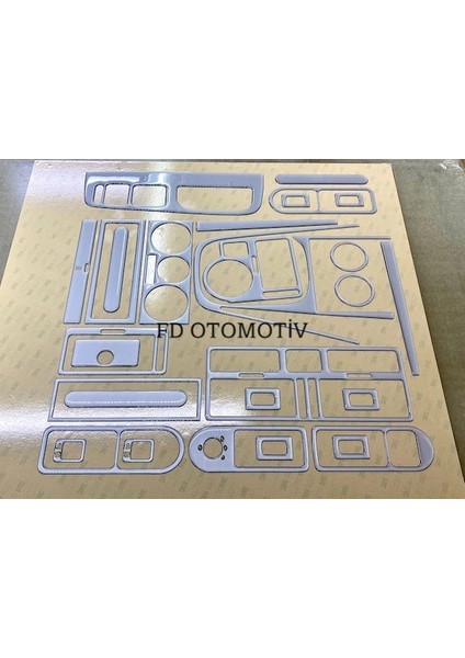 FD Otomotiv Volkswagen Bora Gümüş Gri Full Set / Torpido Konsol Maun Kaplama