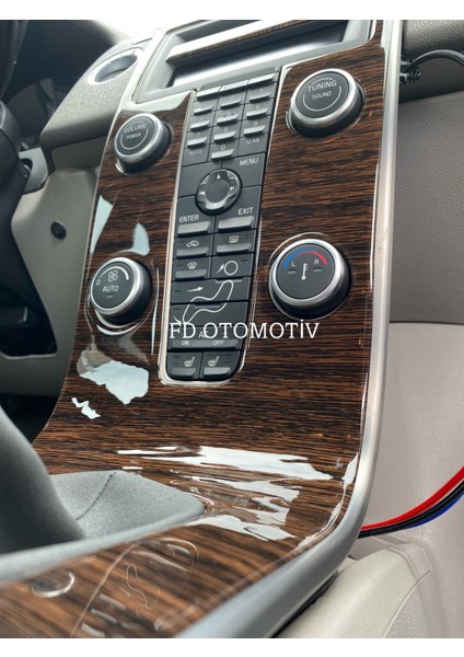 FD Otomotiv Volvo S40 ( Koyu Meşe Full Set ) Konsol Maun Kaplama