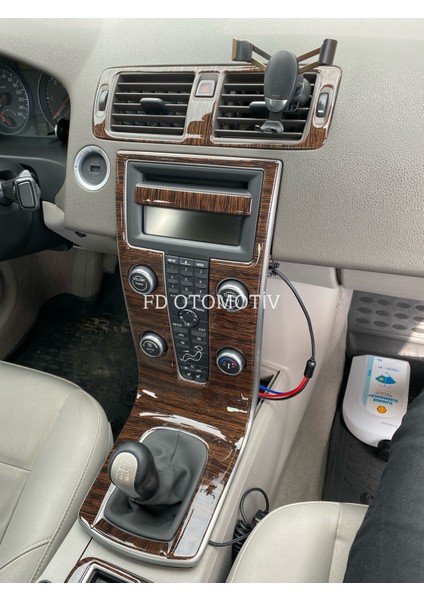 FD Otomotiv Volvo S40 ( Koyu Meşe Full Set ) Konsol Maun Kaplama fırsatları