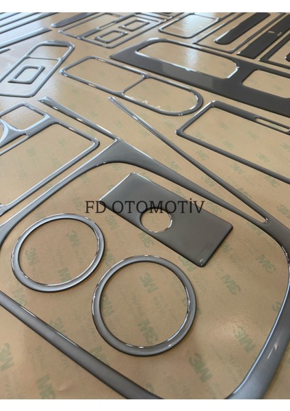 FD Otomotiv Volkswagen Bora / Gümüş Gri / Full Set Torpido Konsol Kaplama fırsatları