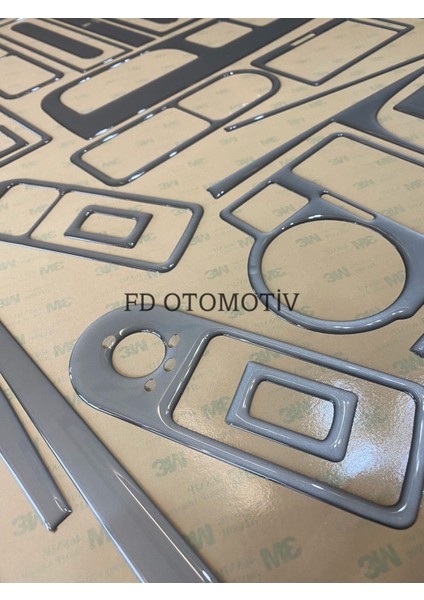 FD Otomotiv Volkswagen Bora / Gümüş Gri / Full Set Torpido Konsol Kaplama indirimleri