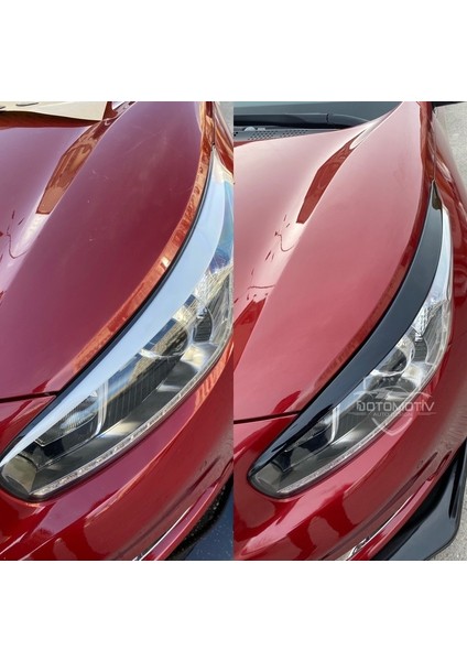 FD Otomotiv Kıa Ceed Far Kaşı Parlak Siyah