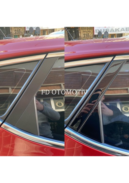 FD Otomotiv Kıa Ceed 2012 / 2018 Kapı Direği Parlak Siyah Pianoblack Kaplama fırsatları