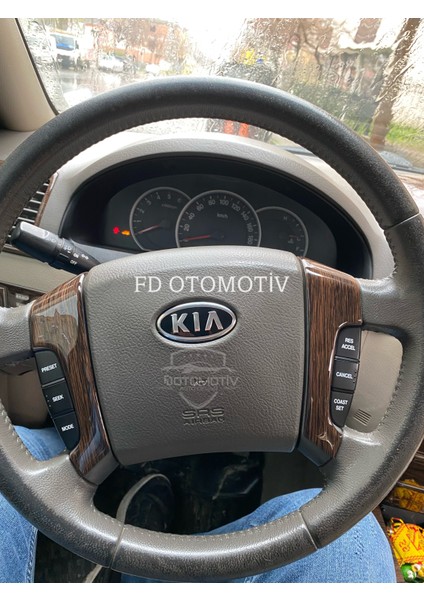 FD Otomotiv Kıa Sorento 2007 - 2010 Koyu Meşe Desen Full Set / Torpido Konsol Kaplama fırsatları