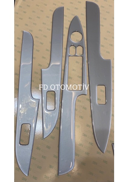 FD Otomotiv Hyundaı Accent Blue 4 Kapı Cam Açma Çerceve Gümüş Gri Kaplama