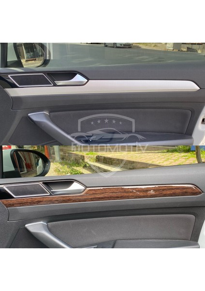FD Otomotiv Volkswagen Passat B8 Konsol Kaplama Koyu Meşe Piano Black Görünüm fiyatları