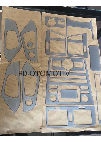 FD Otomotiv Seat Ibiza , Cordoba 1999 > Gümüş Gri Konsol Kaplama fiyatları