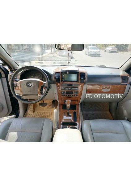 FD Otomotiv Kıa Sorento 2003 - 2006 Fındık Ağacı Desen Full Set / Torpido Konsol Kaplama