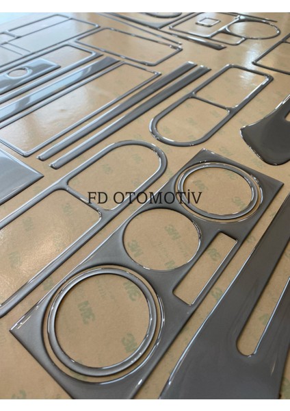 FD Otomotiv Volkswagen Golf 4 / Gümüş Gri / Full Set Torpido Konsol Kaplama modelleri