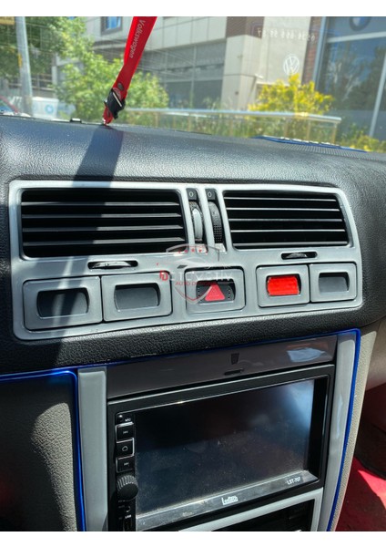 FD Otomotiv Volkswagen Bora Konsol Kaplama Gümüş Gri Görünüm Full Set