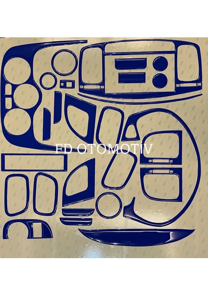 FD Otomotiv Hyundaı Era Mavi Maun Kaplama Full Set