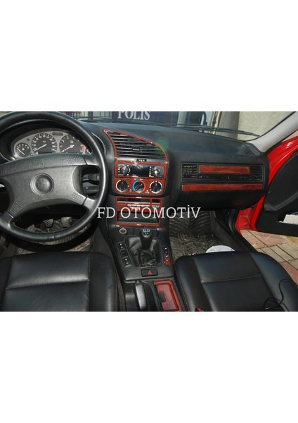 FD Otomotiv Bmw E36 Maun Renk / Torpido Konsol Maun Kaplama Set