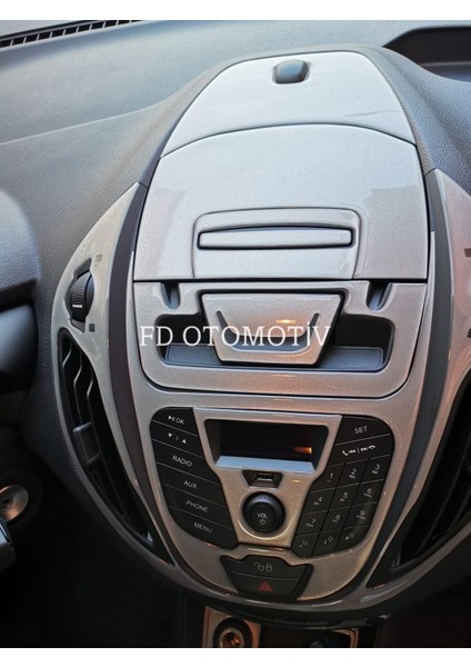 FD Otomotiv Ford Courier Konsol Kaplama Full Set Gümüş Gri Renk fiyatları