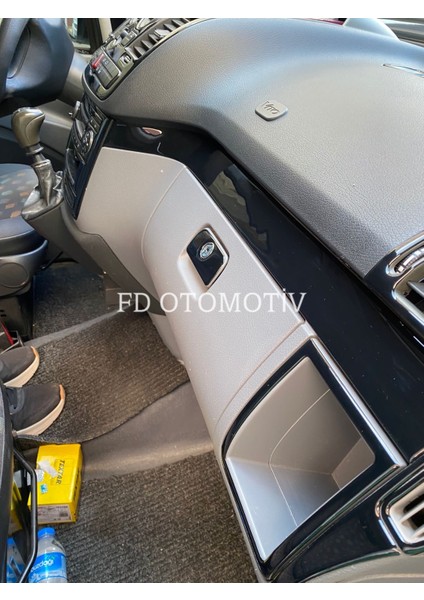 FD Otomotiv Mercedes Vito / Viano 2004 - 2013 Parlak Siyah Full Set Torpido Konsol Kaplama indirimleri