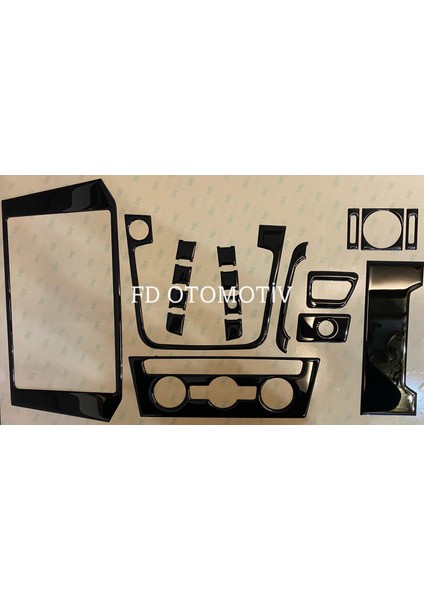 FD Otomotiv Volkswagen Passat B8 Konsol Kaplama Parlak Siyah