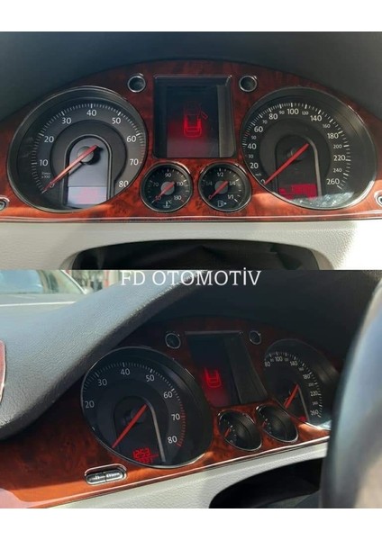 FD Otomotiv Volkswagen Passat B6 Maun Renk Full Set Torpido Konsol Maun Kaplama modelleri