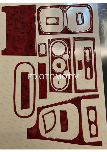 FD Otomotiv Renault Laguna 1 Konsol Kaplama Maun Renk