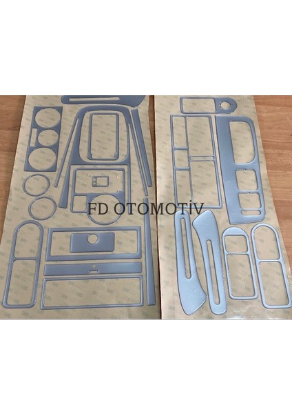 FD Otomotiv Volkswagen Golf 4 Gümüş Gri Kaplama Seti