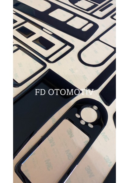 FD Otomotiv Volkswagen Passat B5 / B5.5 Parlak Siyah Full Set Torpido Konsol Kaplaman