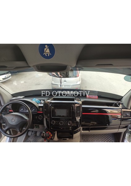 FD Otomotiv Mercedes Sprinter Parlak Siyah Full Set Konsol Kaplama fiyatları