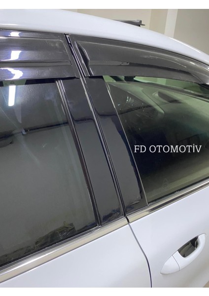 FD Otomotiv Kıa Ceed 2012 - 2018 Arası Kapı Direği 10 Parça Parlak Siyah Kaplama Piano Black fırsatları