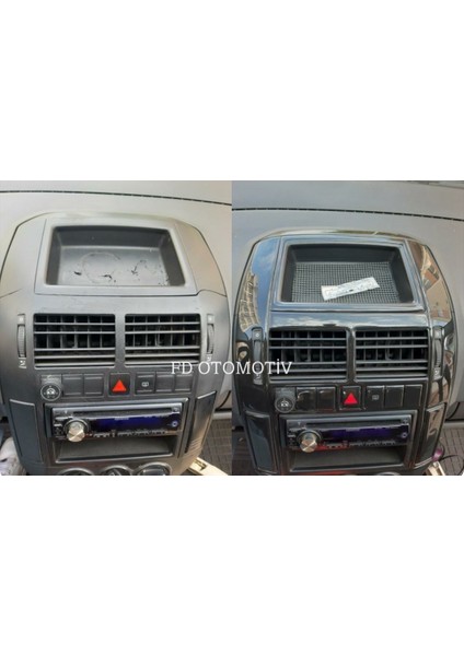FD Otomotiv Volkswagen Polo 2001 / 2009 Parlak Siyah Full Set Kaplama / Torpido Konsol Maun Kaplama