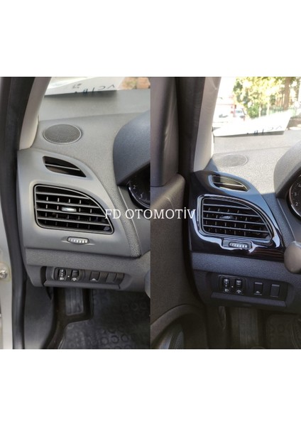 FD Otomotiv Renault Fluence Full Özel Set Parlak Siyah Torpido Konsol Maun Kaplama