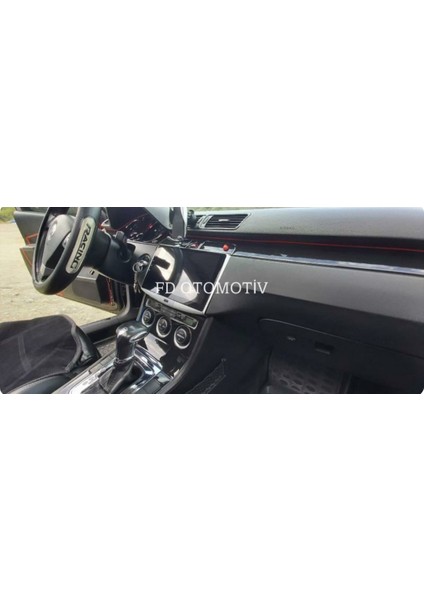FD Otomotiv Volkswagen Passat B6 Parlak Siyah Full Set Torpido Konsol Maun Kaplama fırsatları