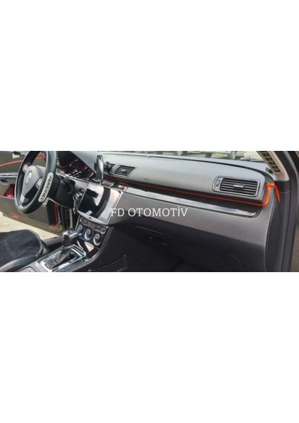 FD Otomotiv Volkswagen Passat B6 Parlak Siyah Full Set Torpido Konsol Maun Kaplama indirimleri
