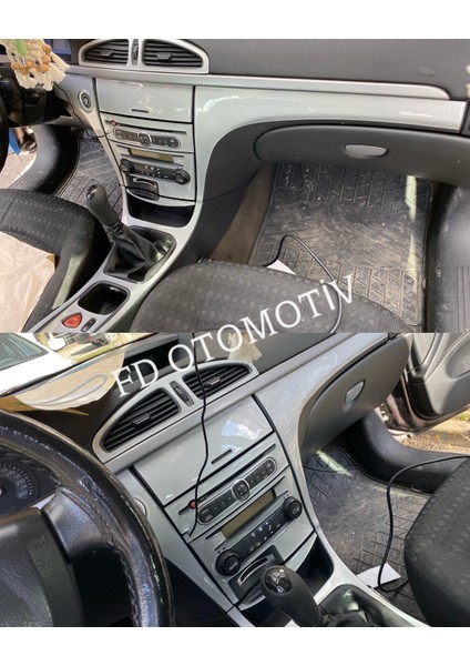 FD Otomotiv Renault Laguna 2 Faz 2 Konsol Kaplama Full Set Gümüş Gri Renk fiyatları