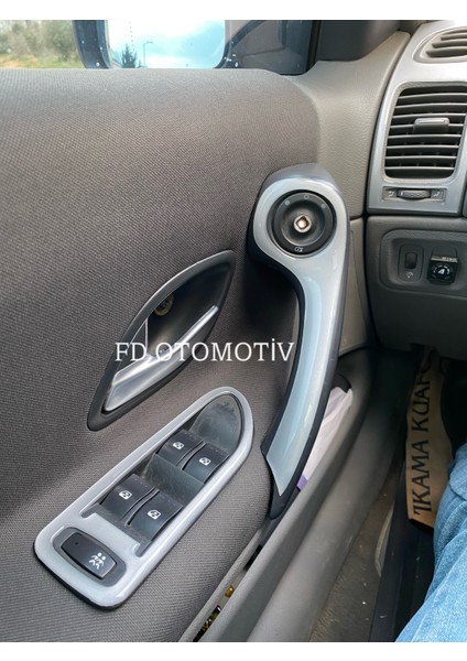 FD Otomotiv Renault Laguna 2 Faz 2 Konsol Kaplama Full Set Gümüş Gri Renk modelleri