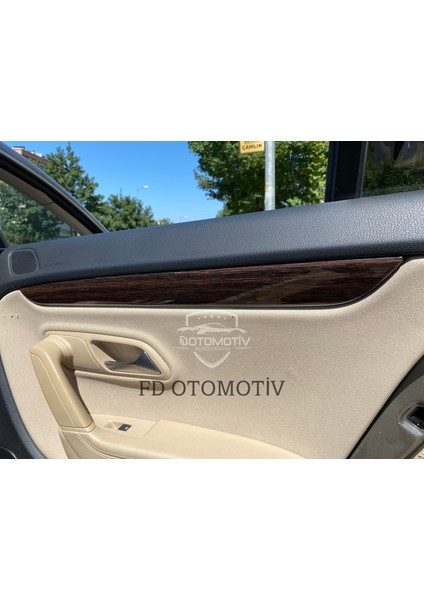 FD Otomotiv Volkswagen Passat cc Konsol Siyah , Trimler Koyu Meşe Renk Torpido Konsol Maun Kaplama