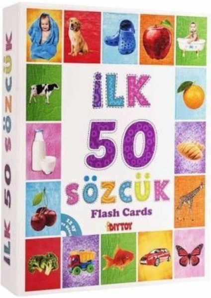 Diytoy Bebeğimin Ilk Zeka Gelişim Hafıza Kartları 4'lü Set Piyatoys