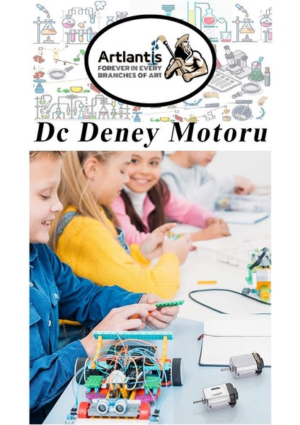 Deney Motoru 3 Volt 10 Adet 3V - 6 V Dc Yüksek Devir Dinamo Motoru Okul Hobi Mini Motor 2 Adet Pille Çalışır