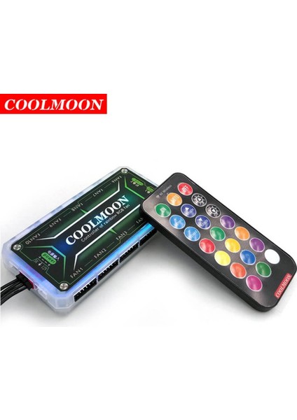 Cool Moon Coolmoon Rgb Pc Fan Denetleyici Kontrolcü 10X6PIN 2X4PIN