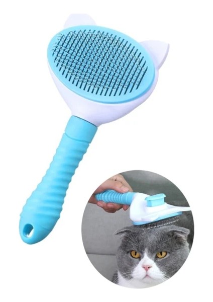 Basmalı Kedi Köpek Evcil Hayvan Temizleme Masaj Aleti Kedi Fırça ve Tarağı Kıl Tüy Toplama modelleri