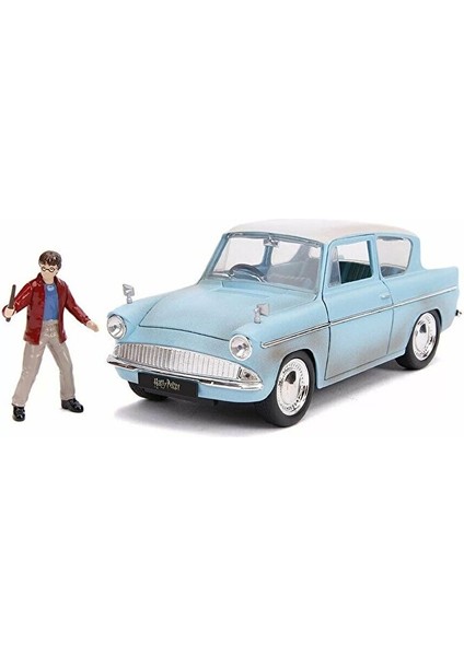 1:24 Harry Potter & 1959 Ford Anglia Model Araba
