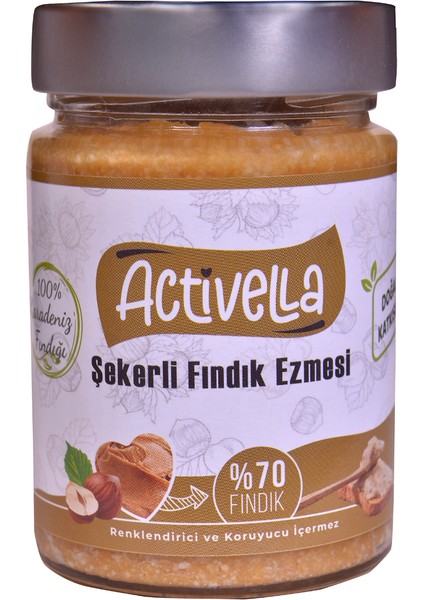 Şekerli Fındık Ezmesi 320 gr %70 Fındıklı x 3 Adet