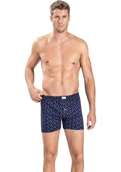 Erkek Baskılı Karışık Renk Boxer 130 - 12 Adet modelleri