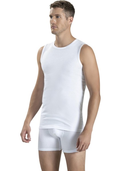 Erkek Sıfır Yaka Sıfır Kol Pamuklu Fanila Atlet 126 - 6 Adet fiyatları