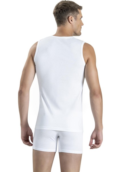 Erkek Sıfır Yaka Sıfır Kol Pamuklu Fanila Atlet 126 - 6 Adet modelleri