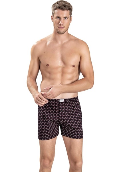 Erkek Baskılı Karışık Renk Boxer 130 - 3 Adet